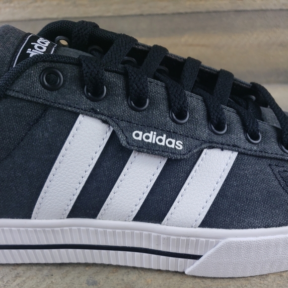 adidas Daily 3.0 Men's Skateboarding  Casual Shoes Washed Core Black White - Picture 9 of 11